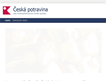 Tablet Screenshot of ceskapotravina.net